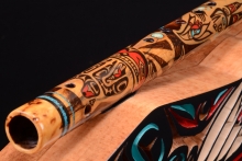 Ironwood (desert) Native American Flute, Minor, Mid A-4, #F44K (9)
